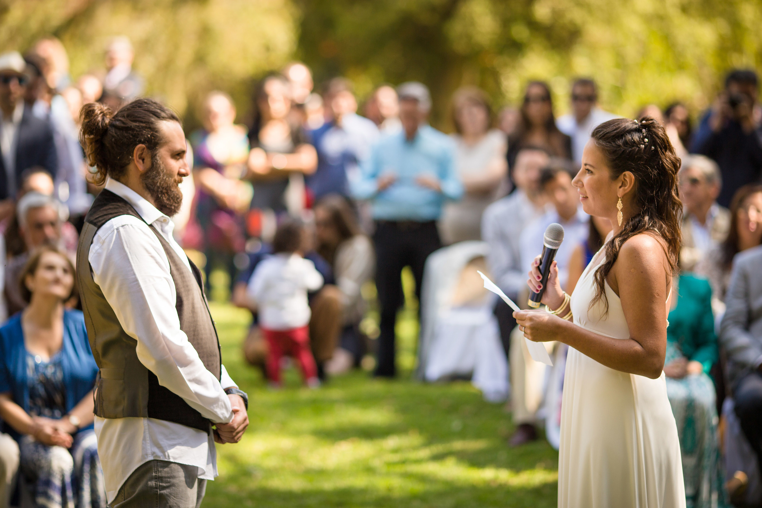 They expressed their love and happiness and it was beautiful.