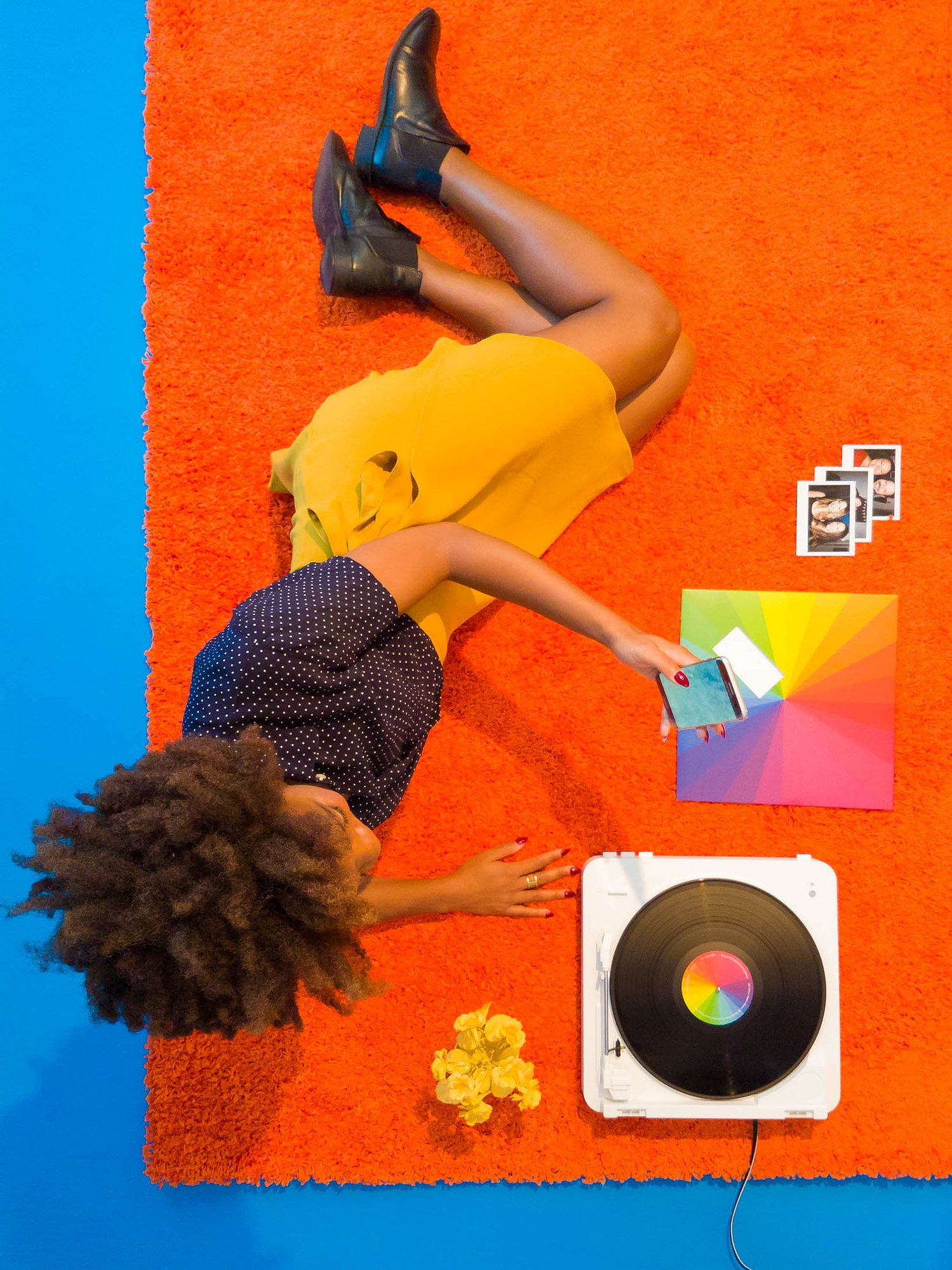 Shot on Samsung for a Samsung winter campaign