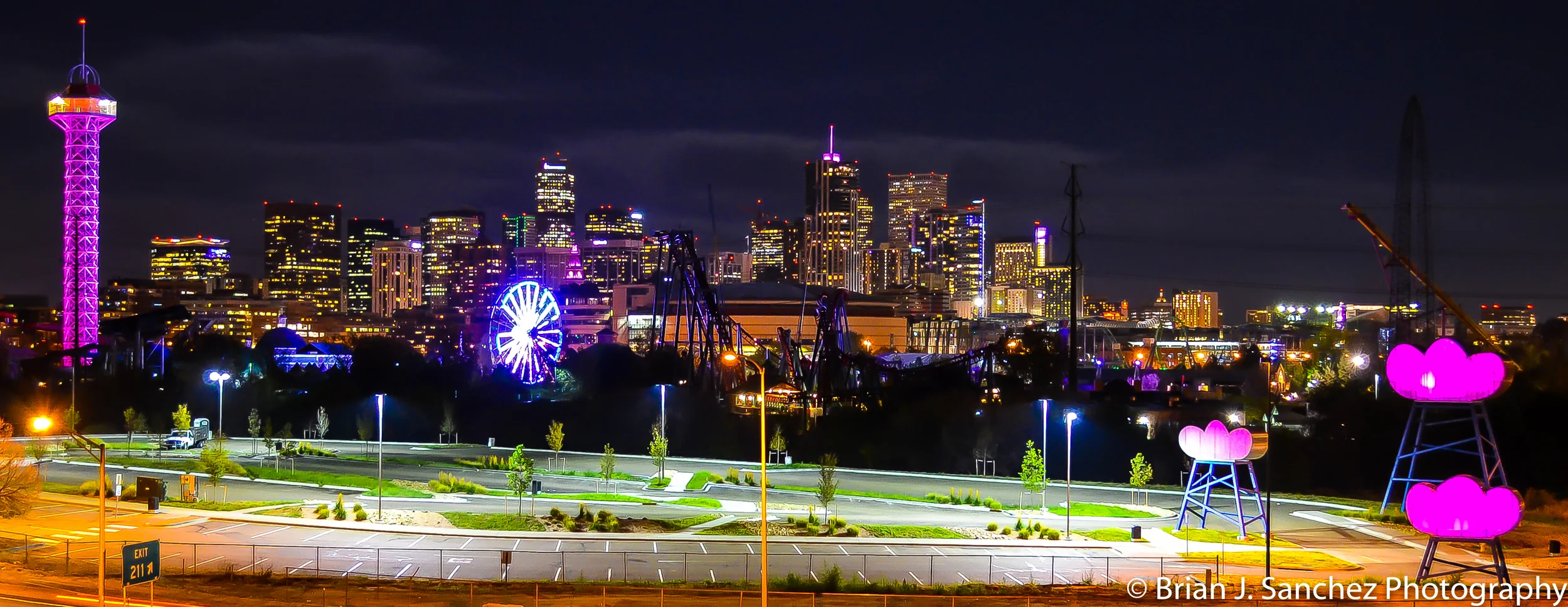 Downtown Denver Skyline - Photographed by Brian J. Sanchez