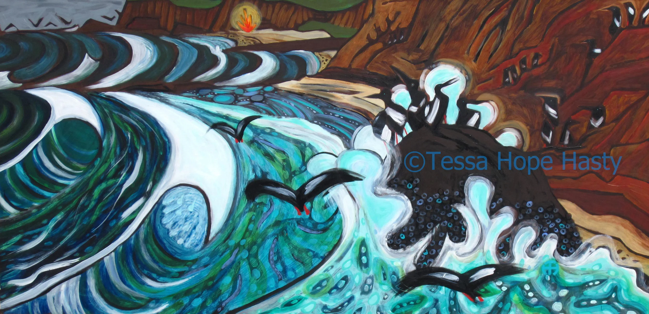 Coming in from a Surf, Ancestor Beach