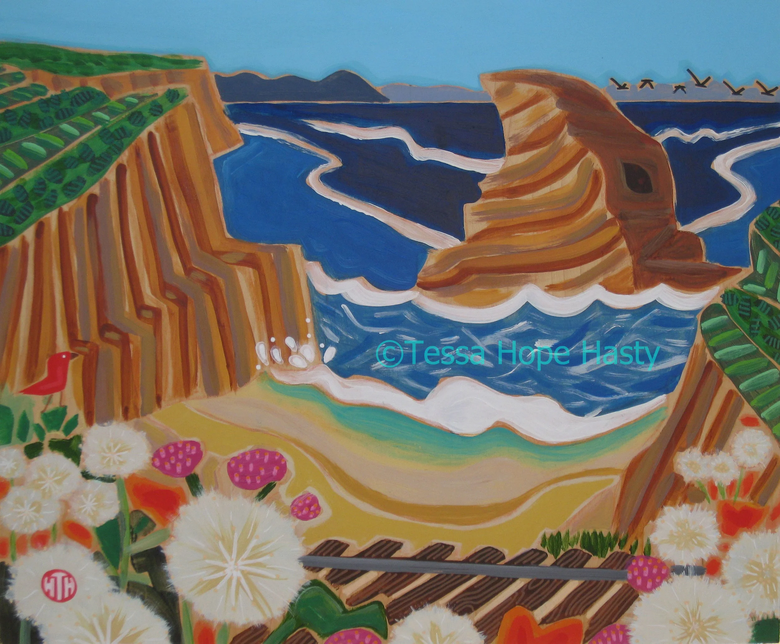 Spring at Shark Fin Beach (Sold)