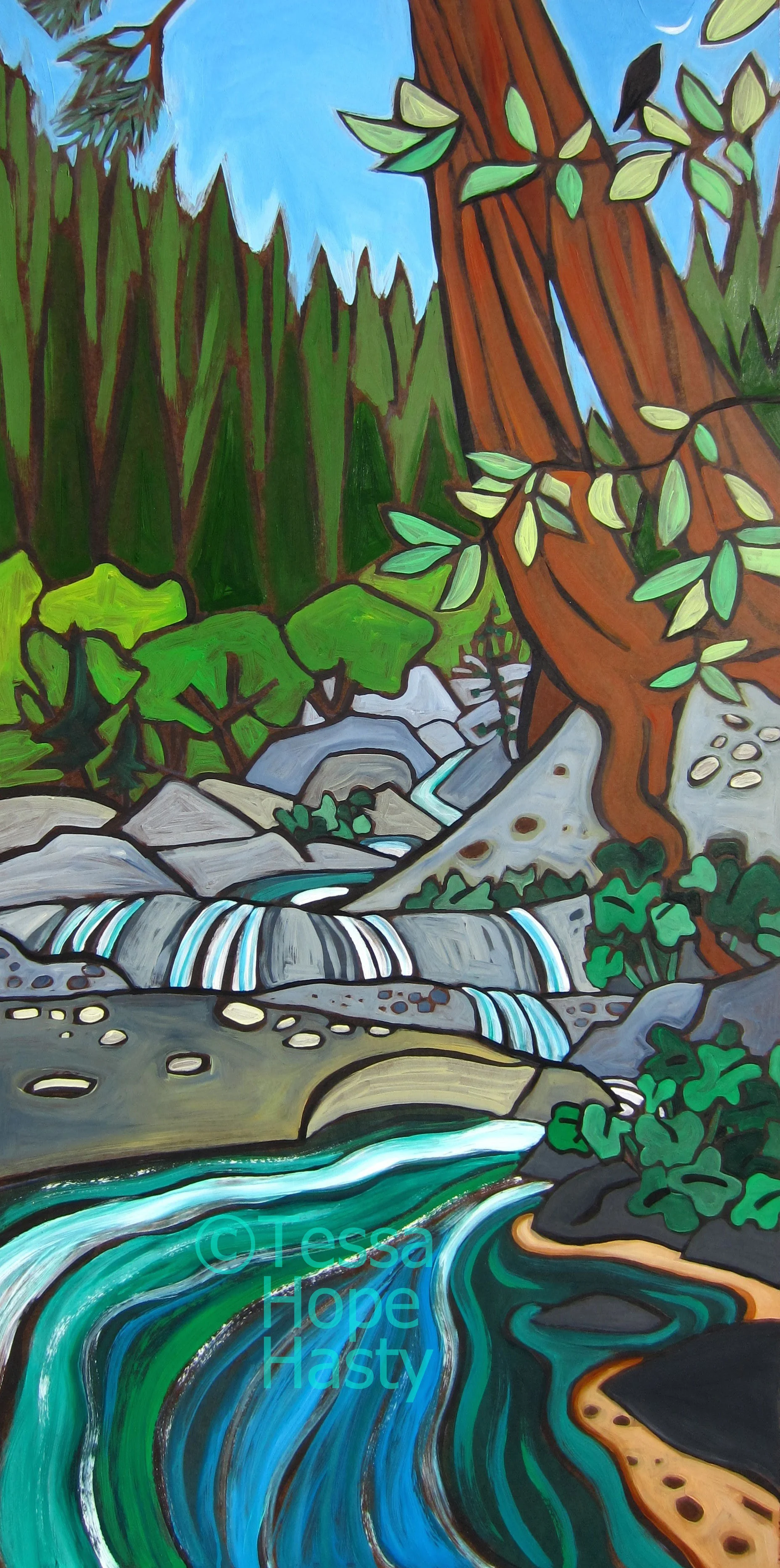 Magic Day in the River (Sold)