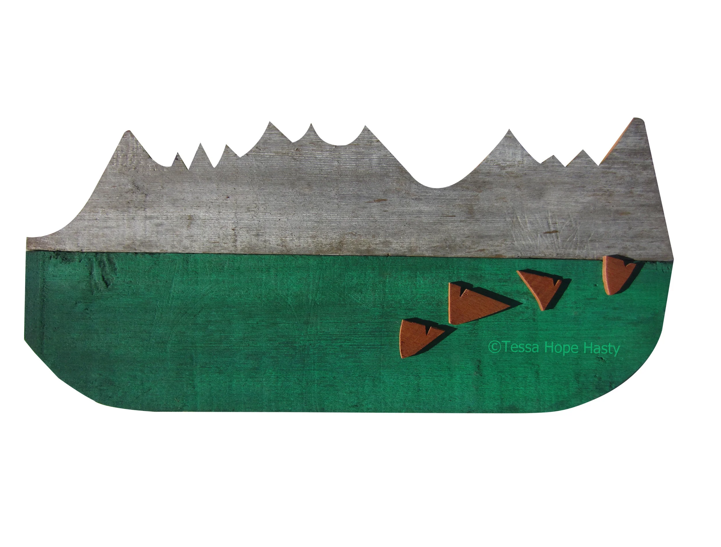 Lake and Mountain Elemental (Sold)