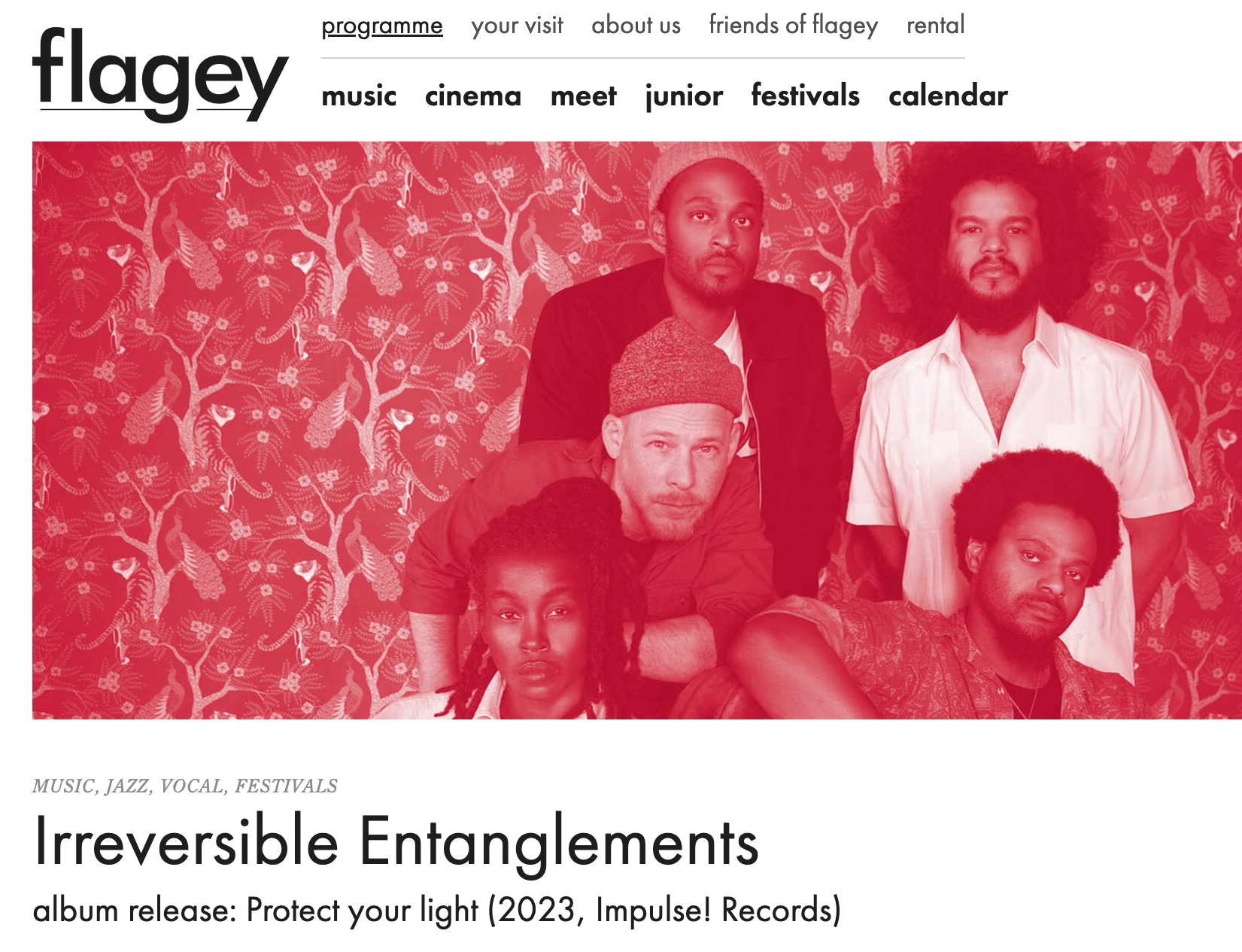 Irreversible Entanglements Live @ Brussels Jazz Festival 