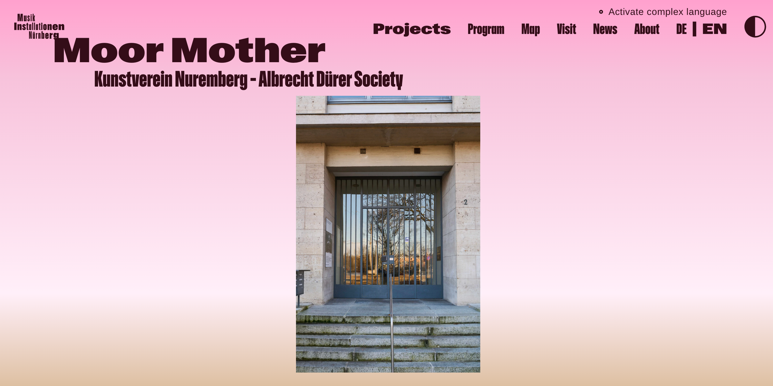 Musik Installationen Nuremberg with Moor Mother.