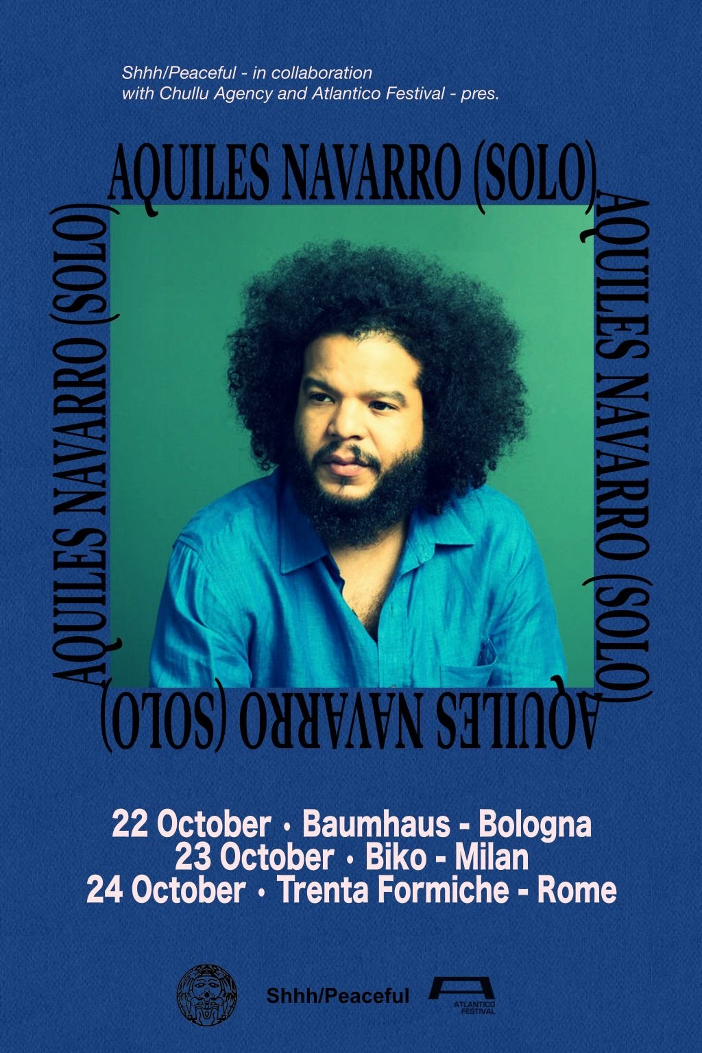 Aquiles Navarro - Italian SOLO tour. October 2025. (Bologna, Milan, Roma)