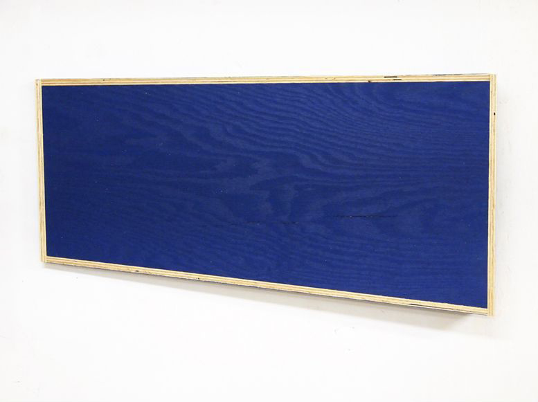   Transitional Geometry in Blue (Figure 11)  , 2012. Eggshell acrylic on plywood.  