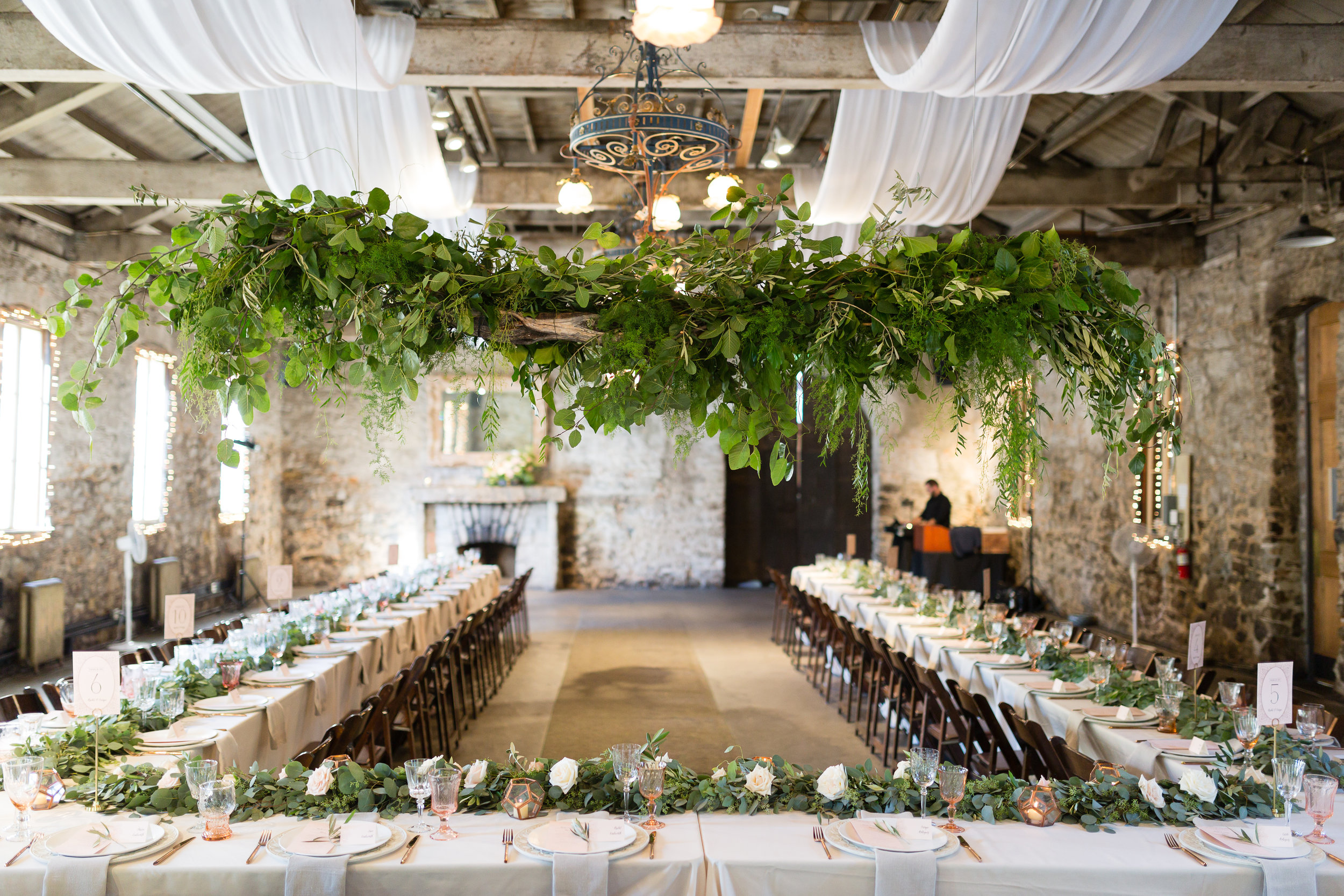 Miners Foundry wedding with Farm to Table Catering