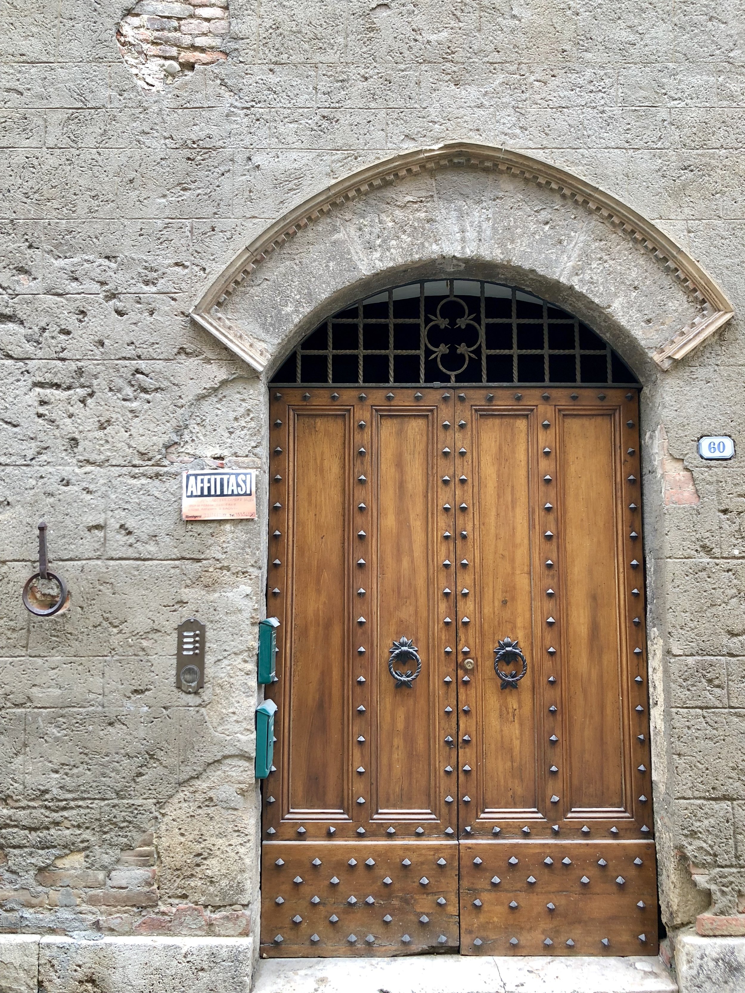 Main street in Chiusi: so many cool doors!