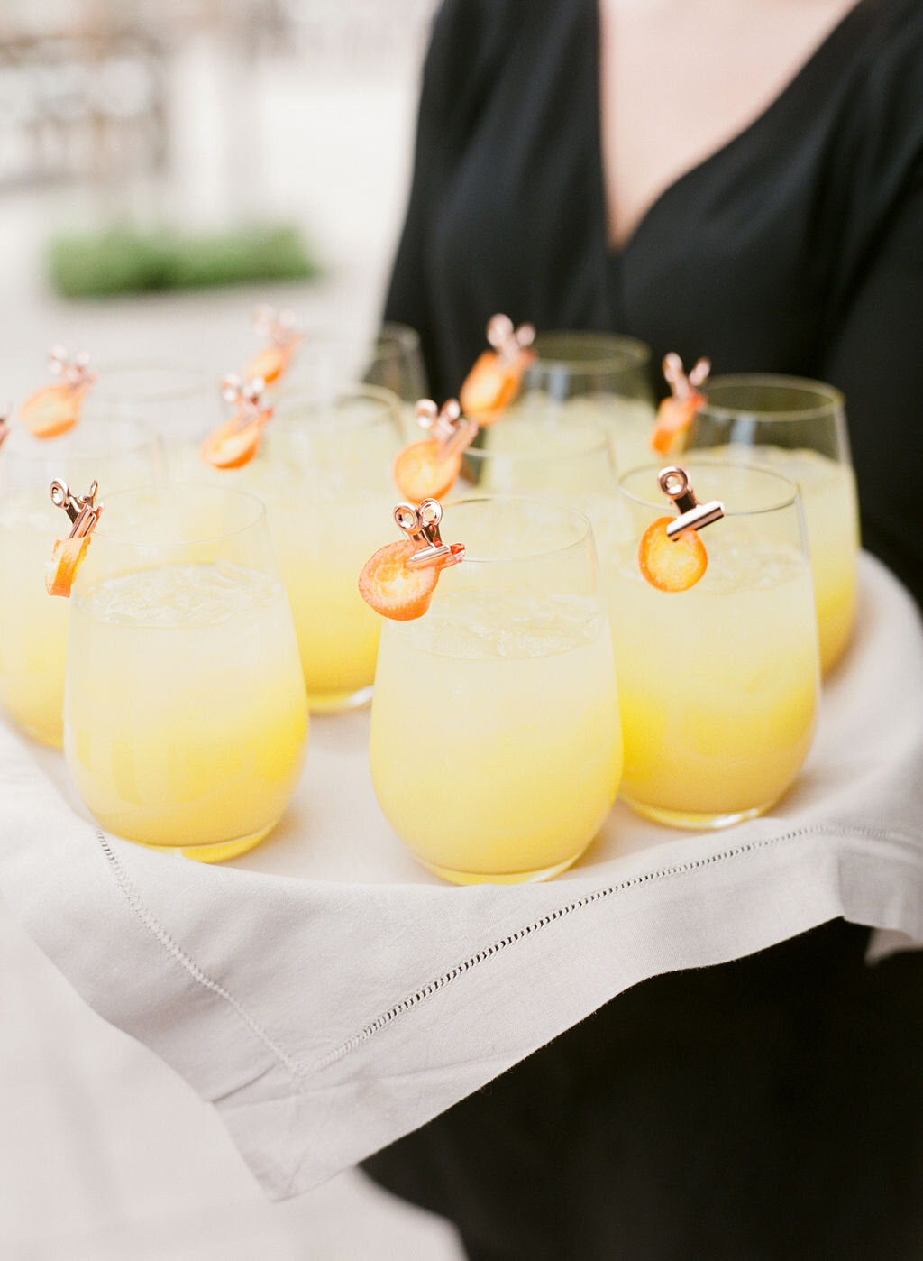 Custom cocktails by Farm to Table Catering 
