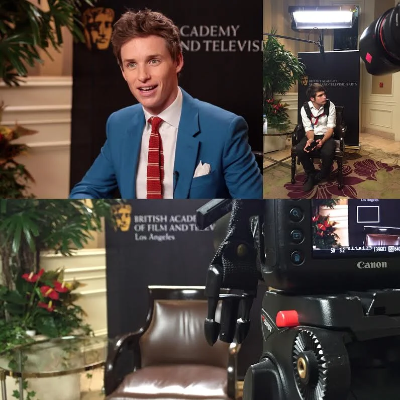 This is a setup we did one year for a series of celebrities. The Kino for a backlight was soft and flattering and another Kino vertically near the eye line of the celebrities gave a nice exposure on their faces. 