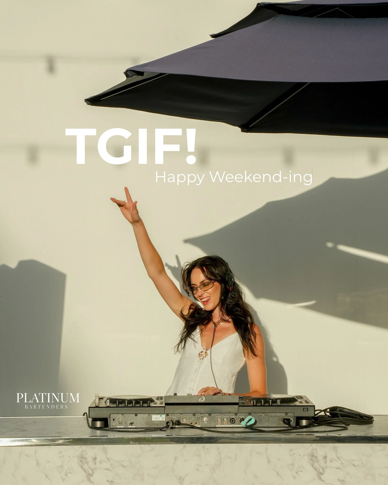 The weekend is calling&hellip; and we&rsquo;re bringing the vibes 🔥 From DJs to bartenders and everything in between! 🎶

#platinumbartenders #luxuryevents #luxuryeventplanning #losangelesevents #laevents #luxuryeventservices #eventplanning #private