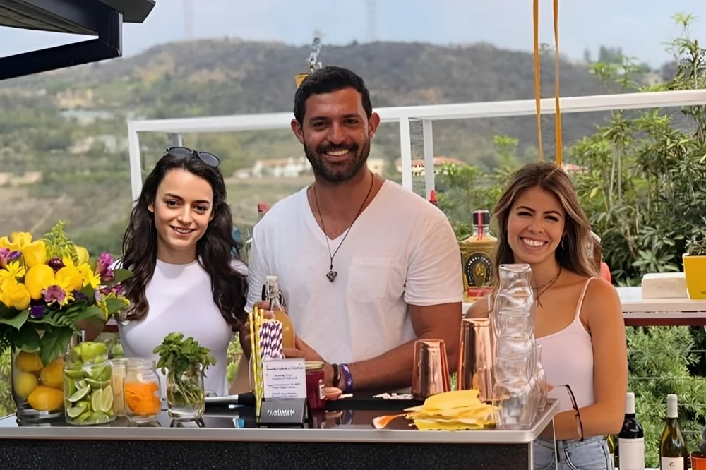 Platinum Bartenders bar team at a Los Angeles event