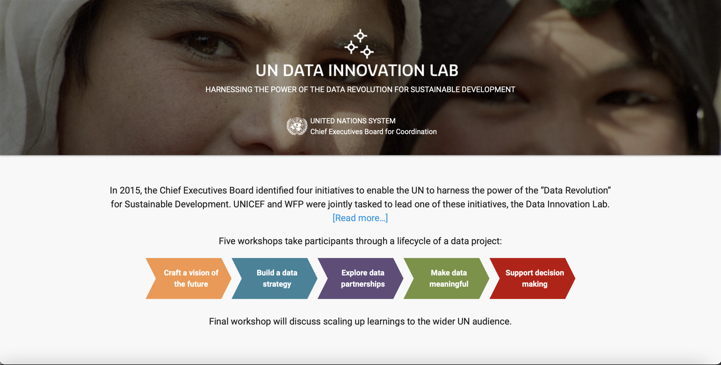 UN Data Innovation Lab