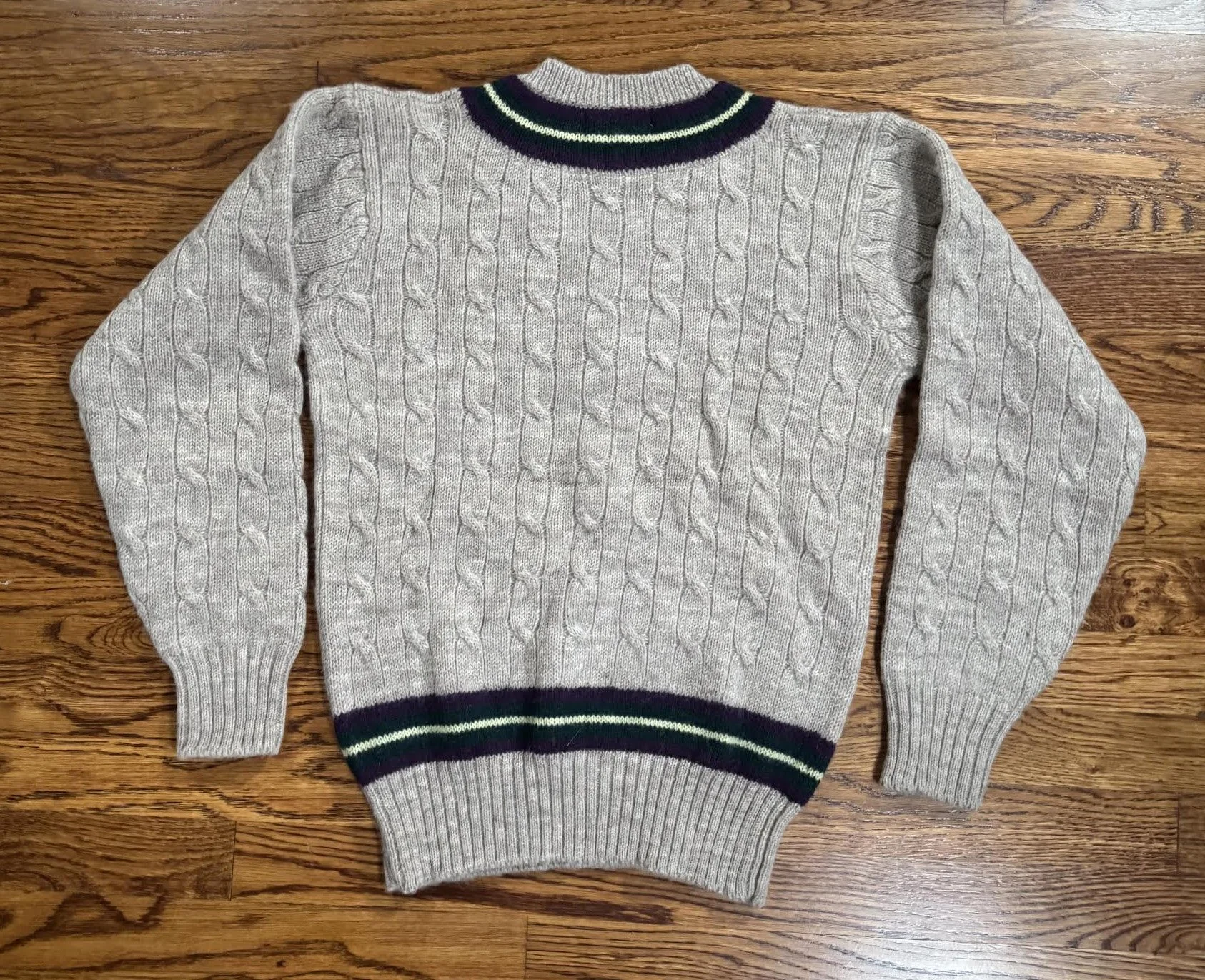 Back of Women's Polo Cricket Sweater .jpg