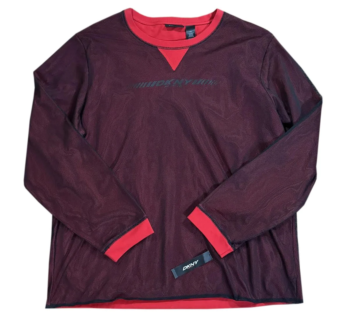 Y2K DKNY double layer shirt .jpg