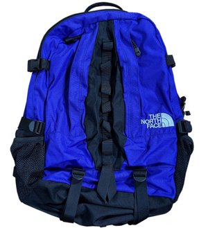 Vintage The North Face Blue / Black Backpack  RootsBK
