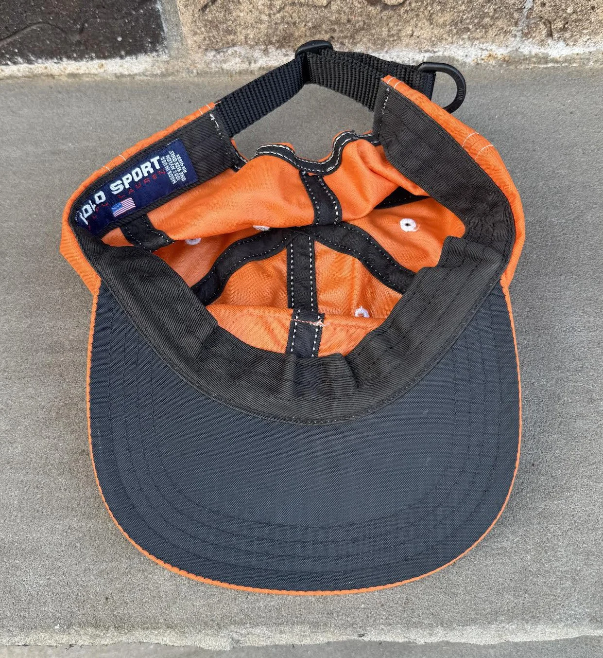 Inside Polo Sport Nylon Orange hat.jpg
