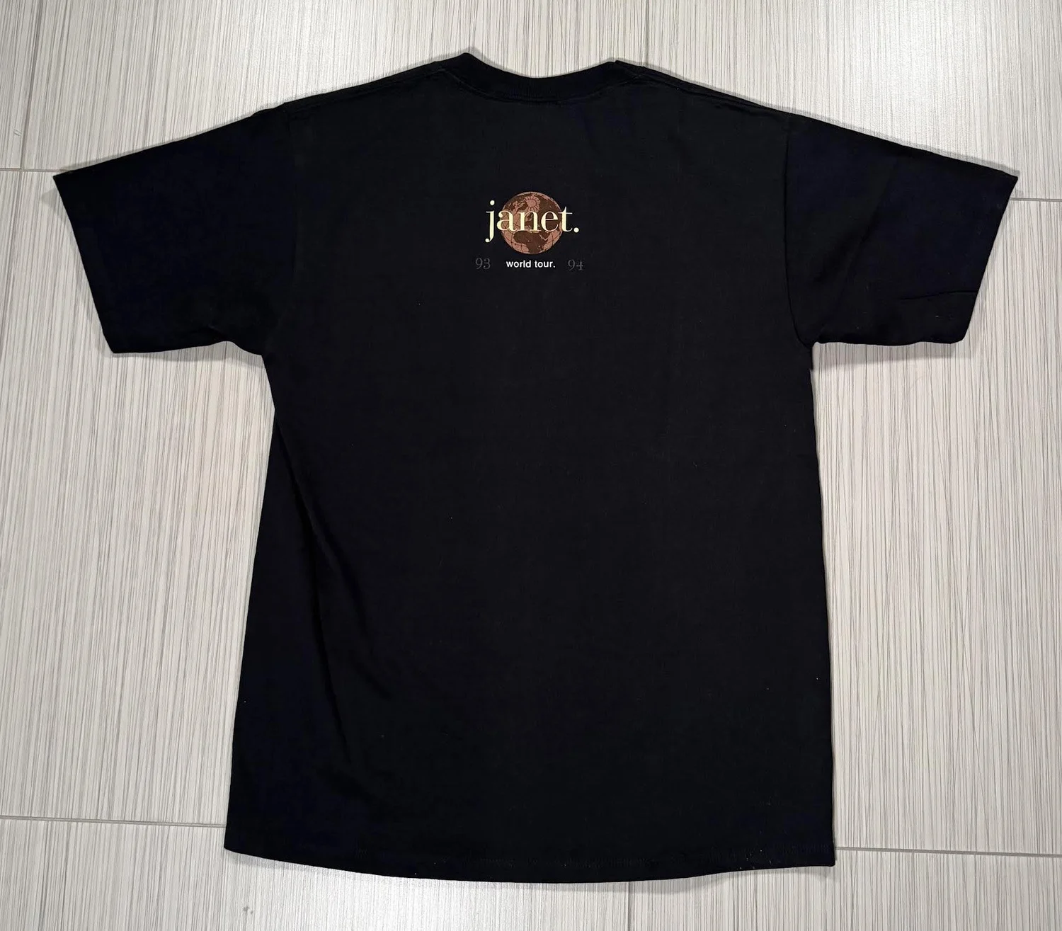 Vintage Janet Jackson 93-94 Janet World Tour T Shirt (Size L 
