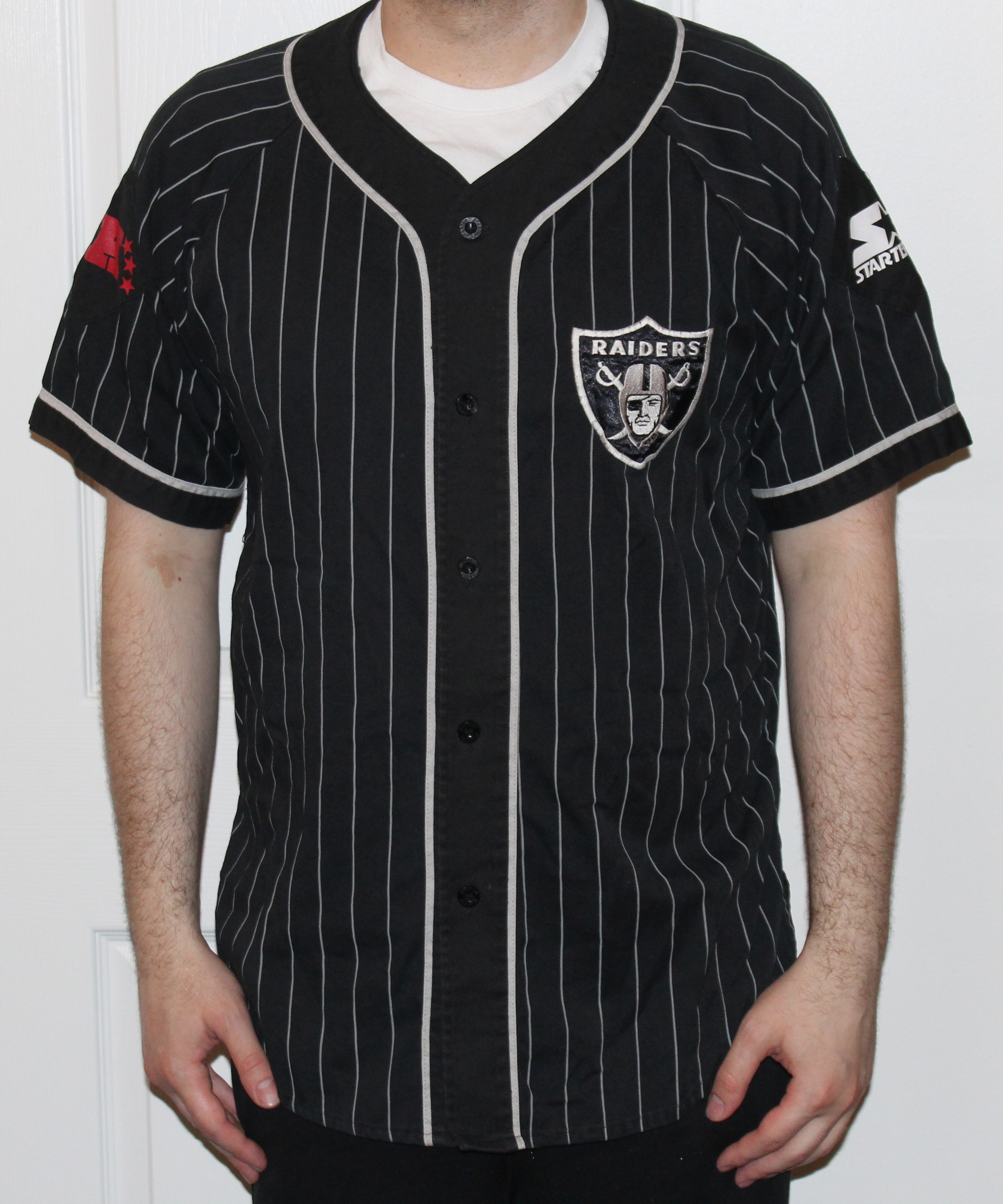 raiders baseball jersey starter