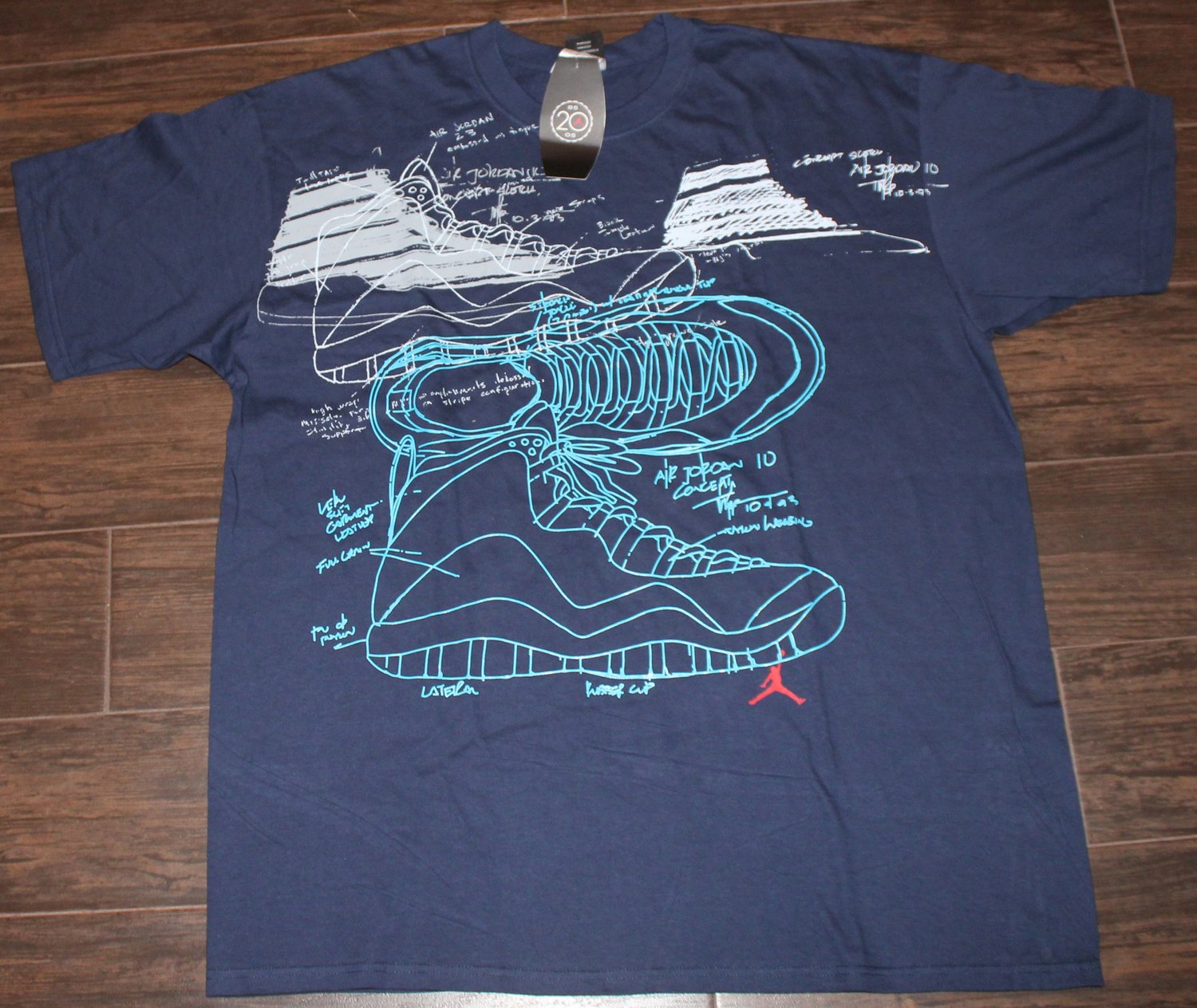 Jordan Brand Retro 10 T Shirts JORDAN Girls Crop Graphic T-Shirt