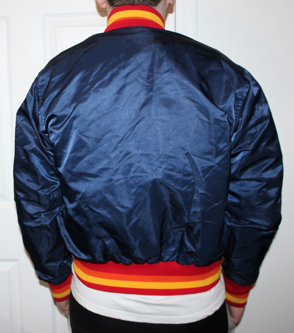 The popular 86 Astros rainbow sweater but its a Starter jacket : r/Astros