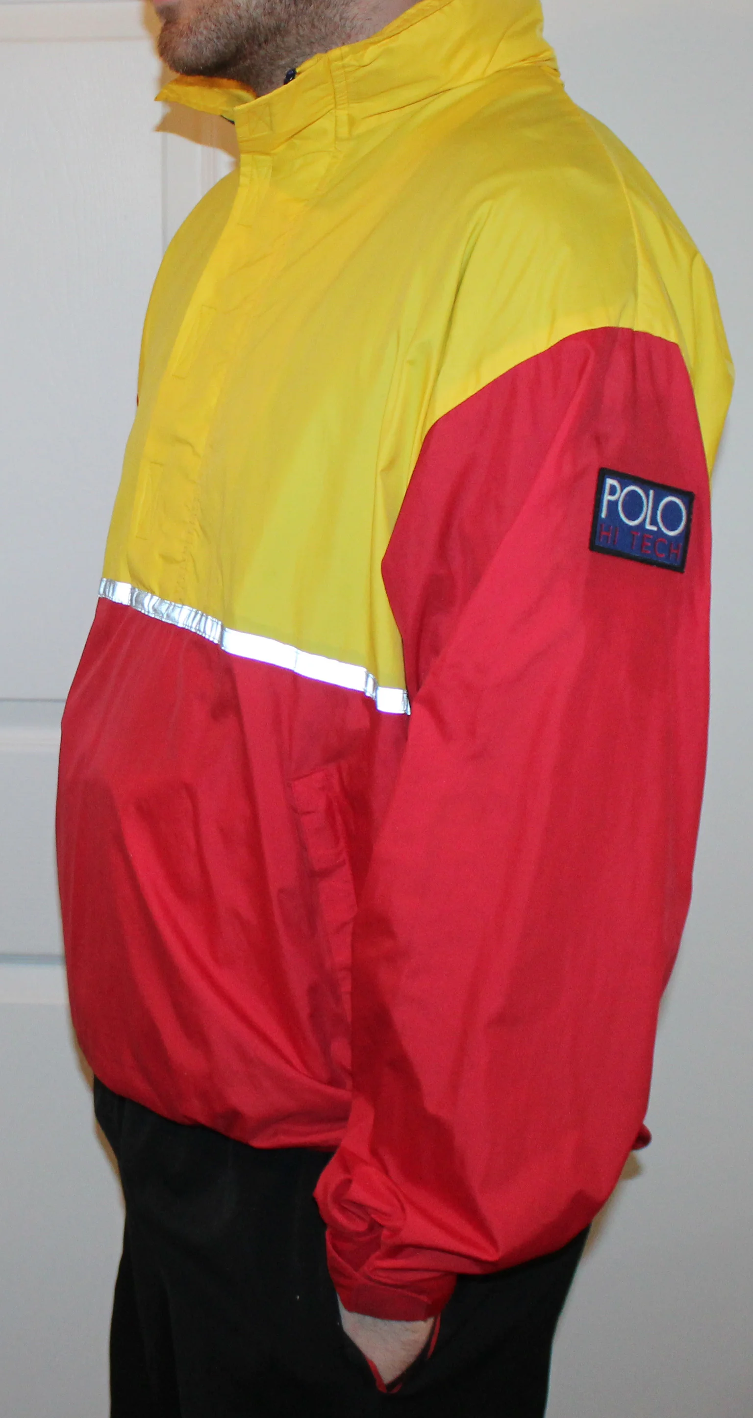 polo hi tech hoodie yellow