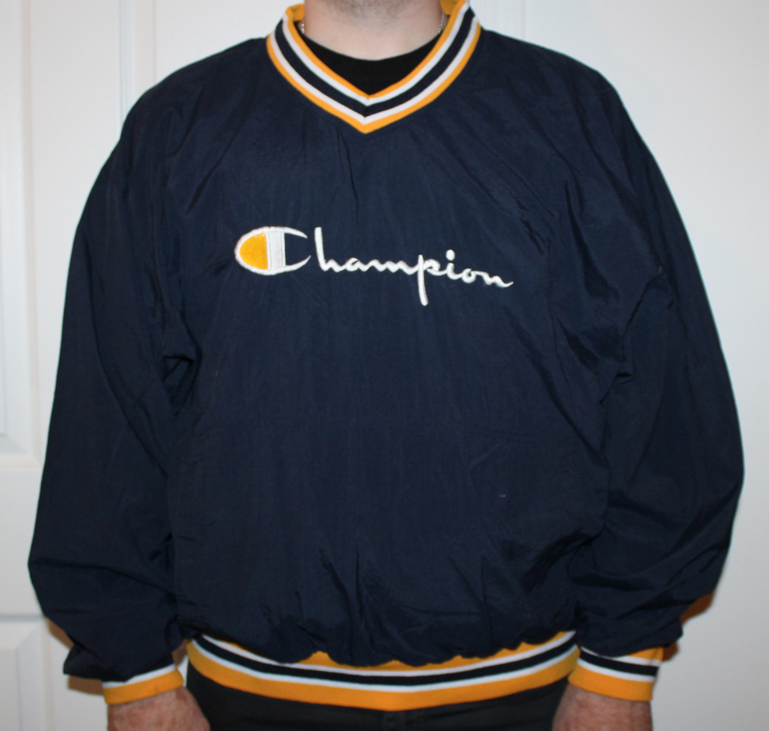 Vintage 90s Champion pullover windbreaker