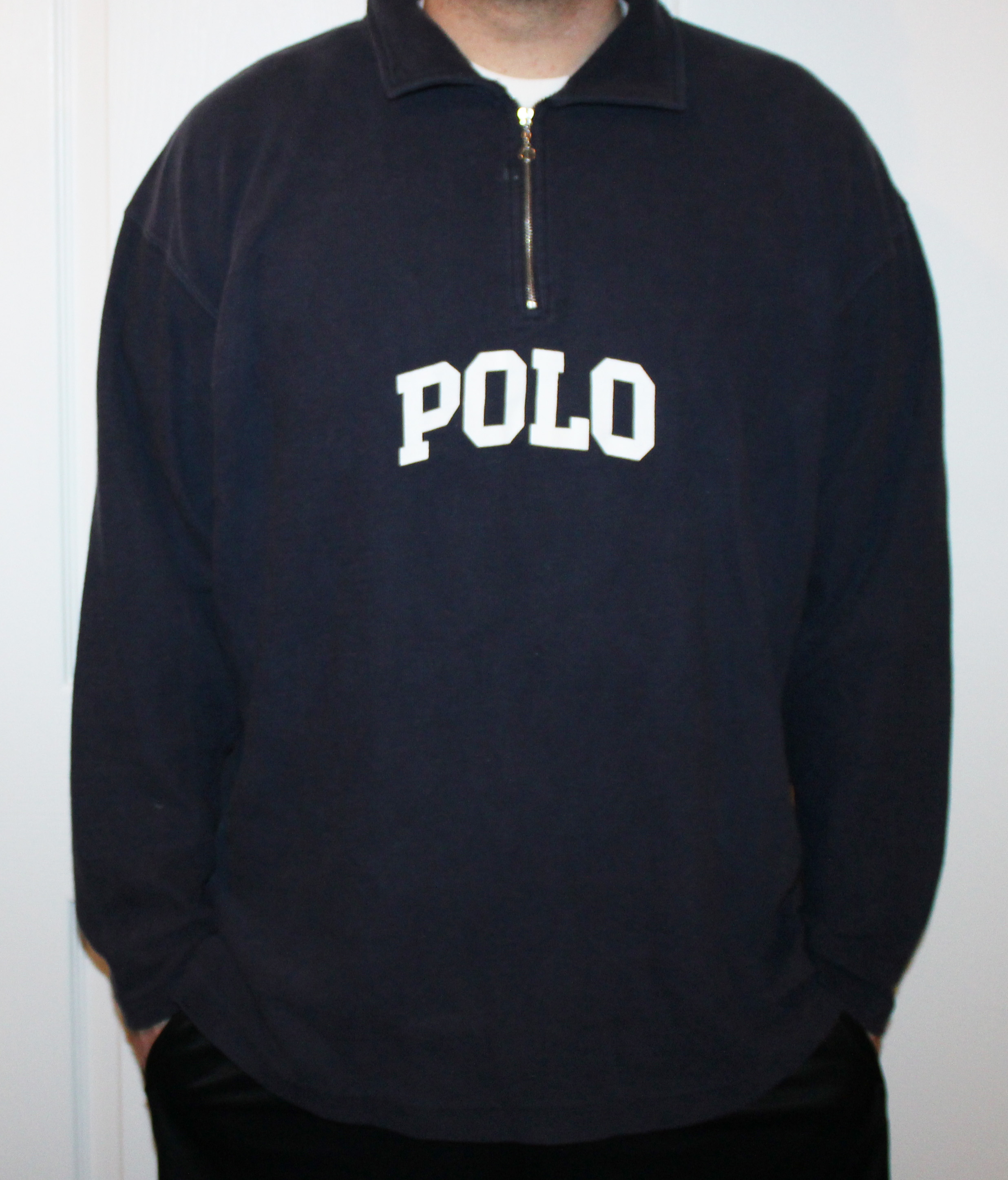 polo spellout hoodie
