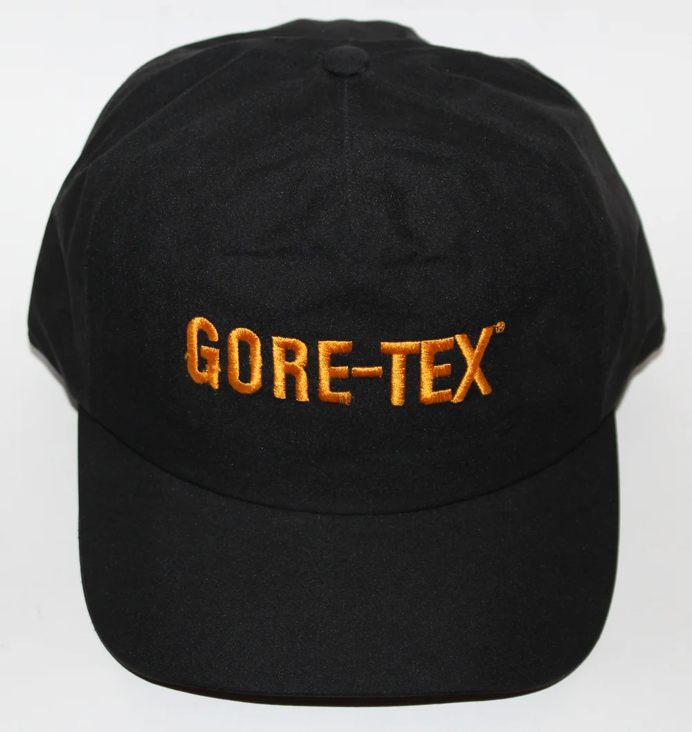 Vintage Gore-Tex Black Yellow Snapback Hat — RootsBK