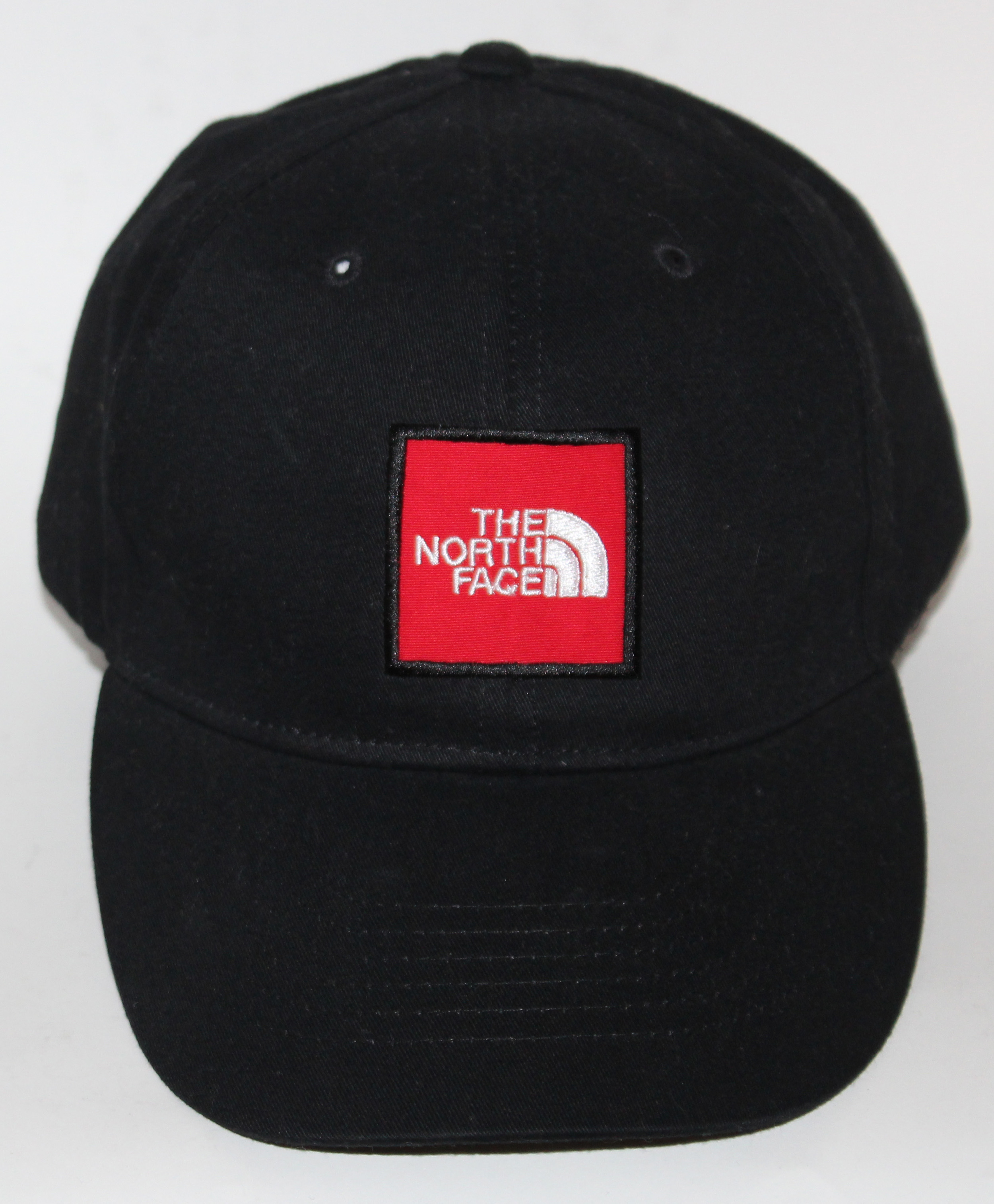 The North Face Logo Black / Red Snapback — Roots