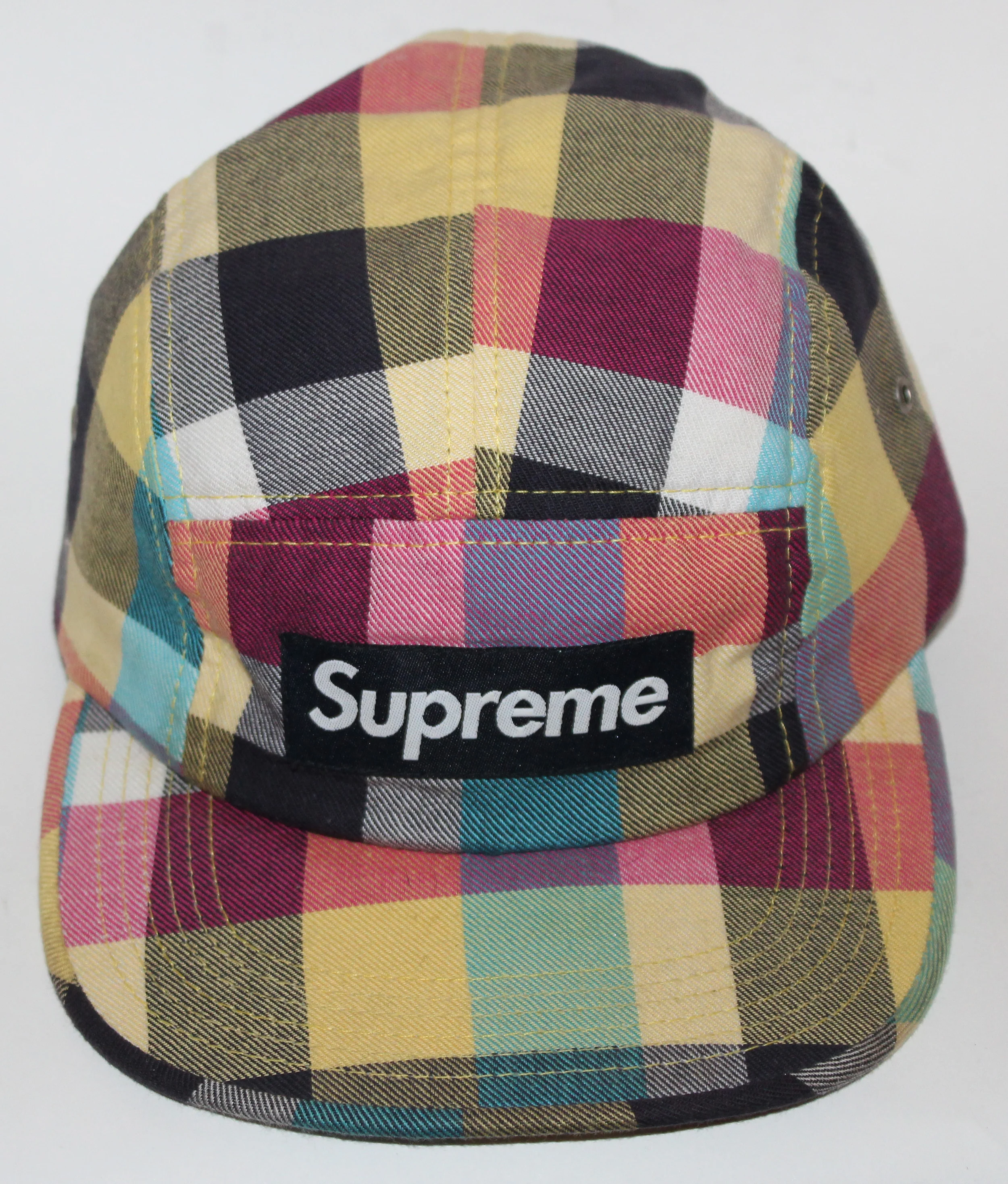 シュプリーム SUPREME　 18SS Checkerboard Camp Cap チェッカーフラッグキャンプキャップ 商品番号：8056000016215 Checkerboard Boucle Camp Supreme Checkerboard Camp Cap Supreme