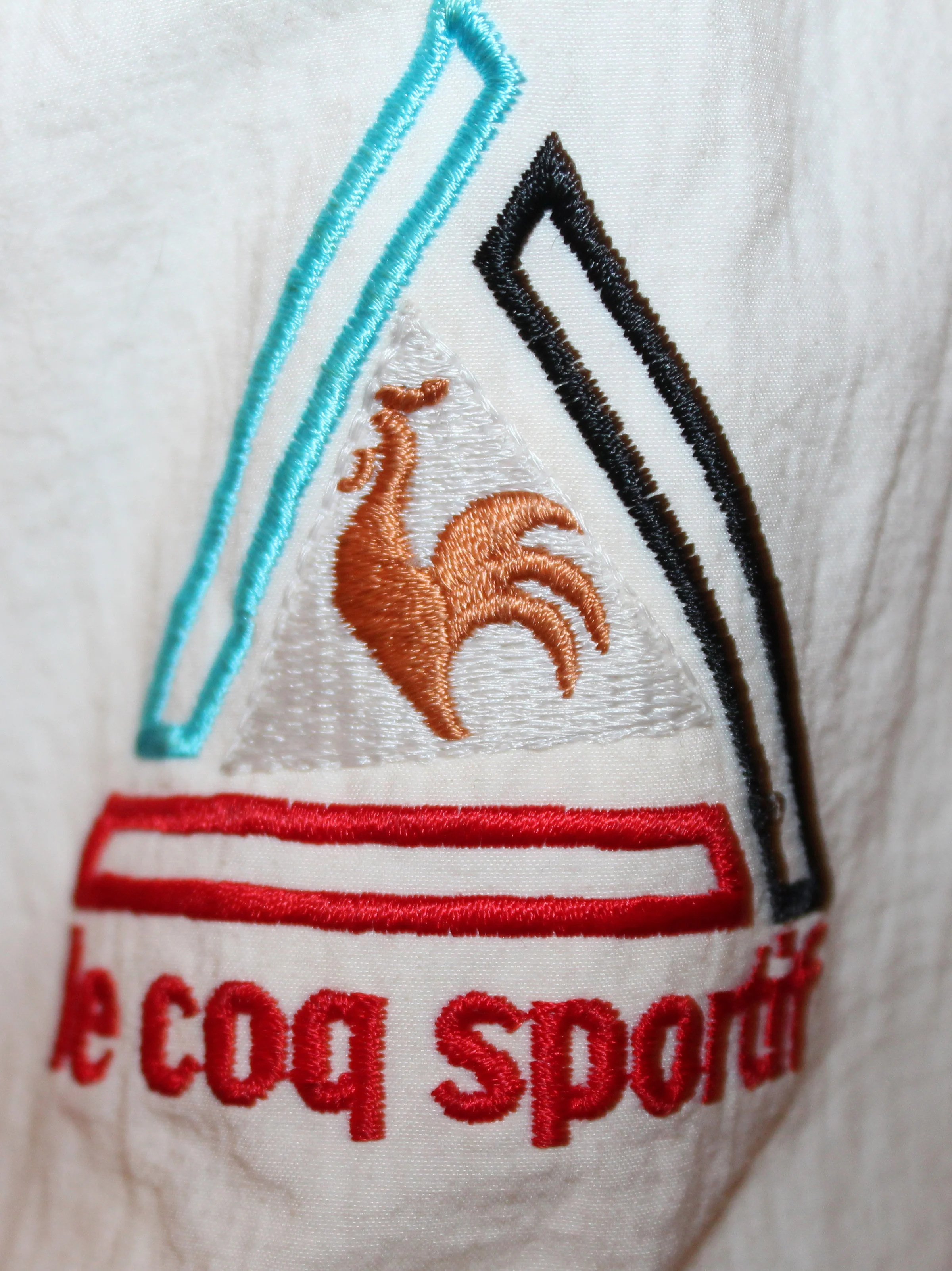 Vintage Le Coq Sportif lightweight colorful jacket