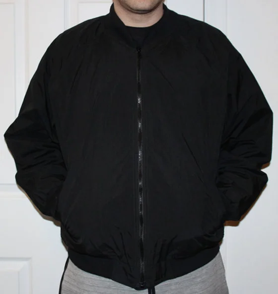 guess black bomber jacket