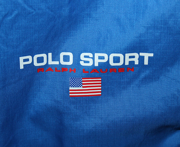 Vintage Polo Sport Ralph Lauren Blue Windbreaker Pants (Size M) — Roots