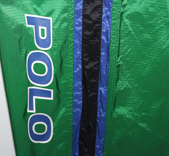Vintage Polo Sport Ralph Lauren Pepsi Black Windbreaker Pants (Size XXL) —  Roots