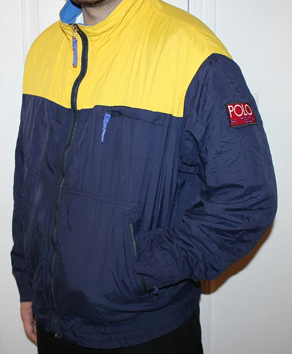 polo hi tech hoodie yellow