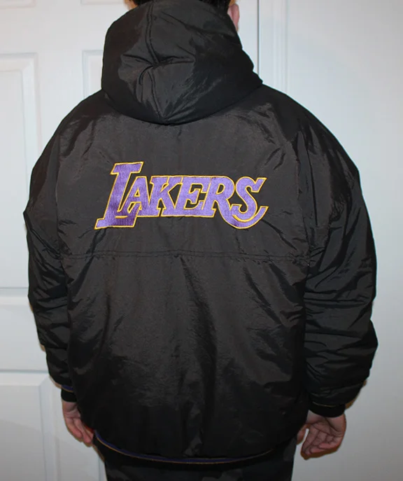 lakers starter jacket xl