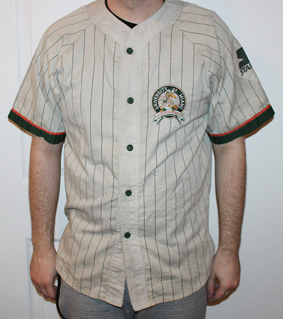 vintage miami hurricanes jersey