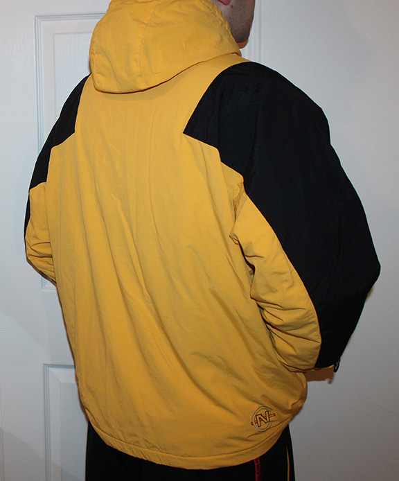 Vintage Nautica Competition Yellow Fleece Lined Jacket (Size L) — Roots
