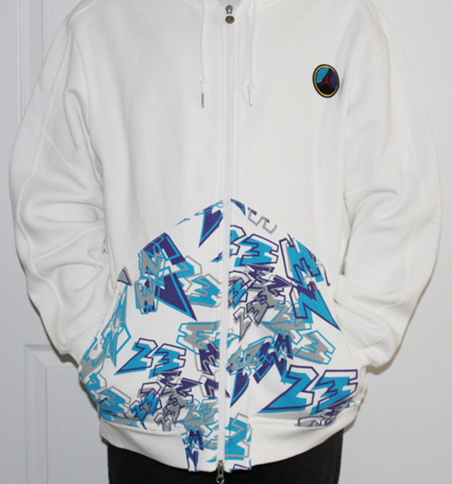 Air Jordan 8 Retro White Aqua Hoodie (Size L) 2007 — Roots