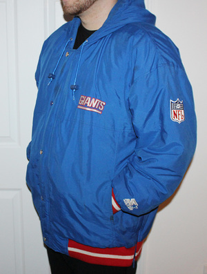 90s New York Giants Pullover Starter Jacket - Boy's Large