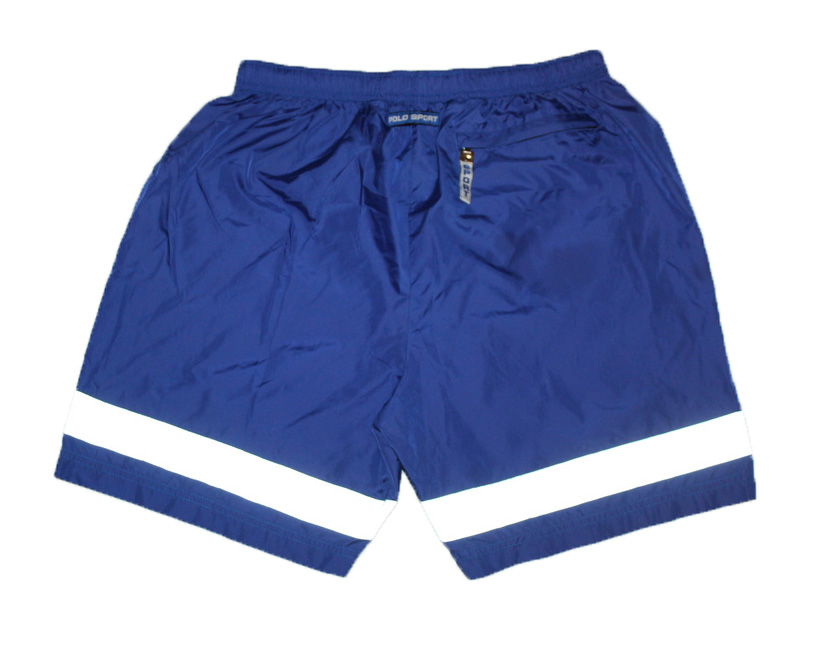 Vintage Polo Sport Ralph Lauren Blue 3M Reflective Nylon Shorts (Size M ...