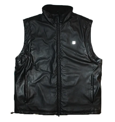 Vintage Chaps RL black polyester vest