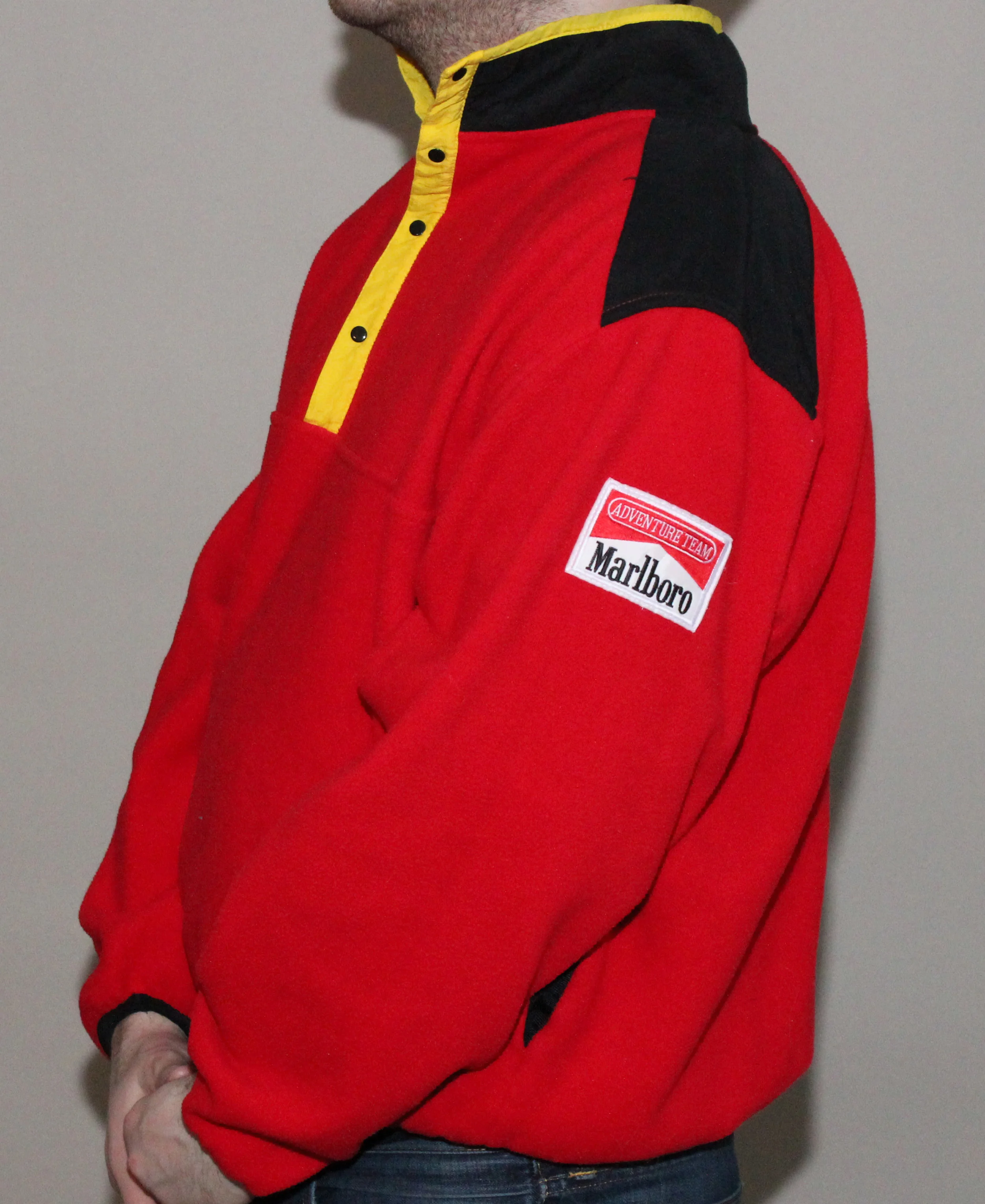 Vintage 90s Marlboro Adventure Team fleece pullover