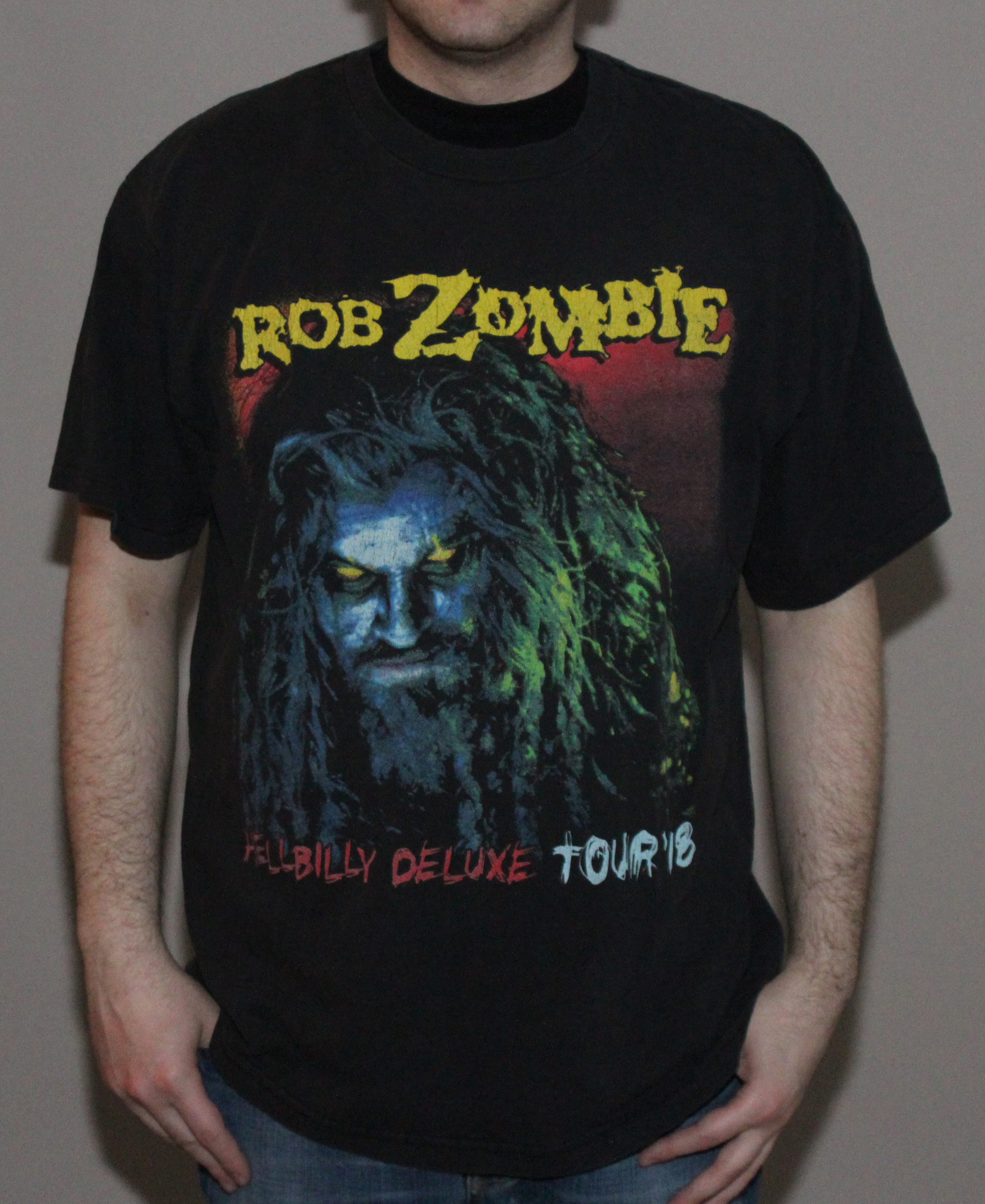 Rob Zombie Hellbilly 1998 tour t shirt