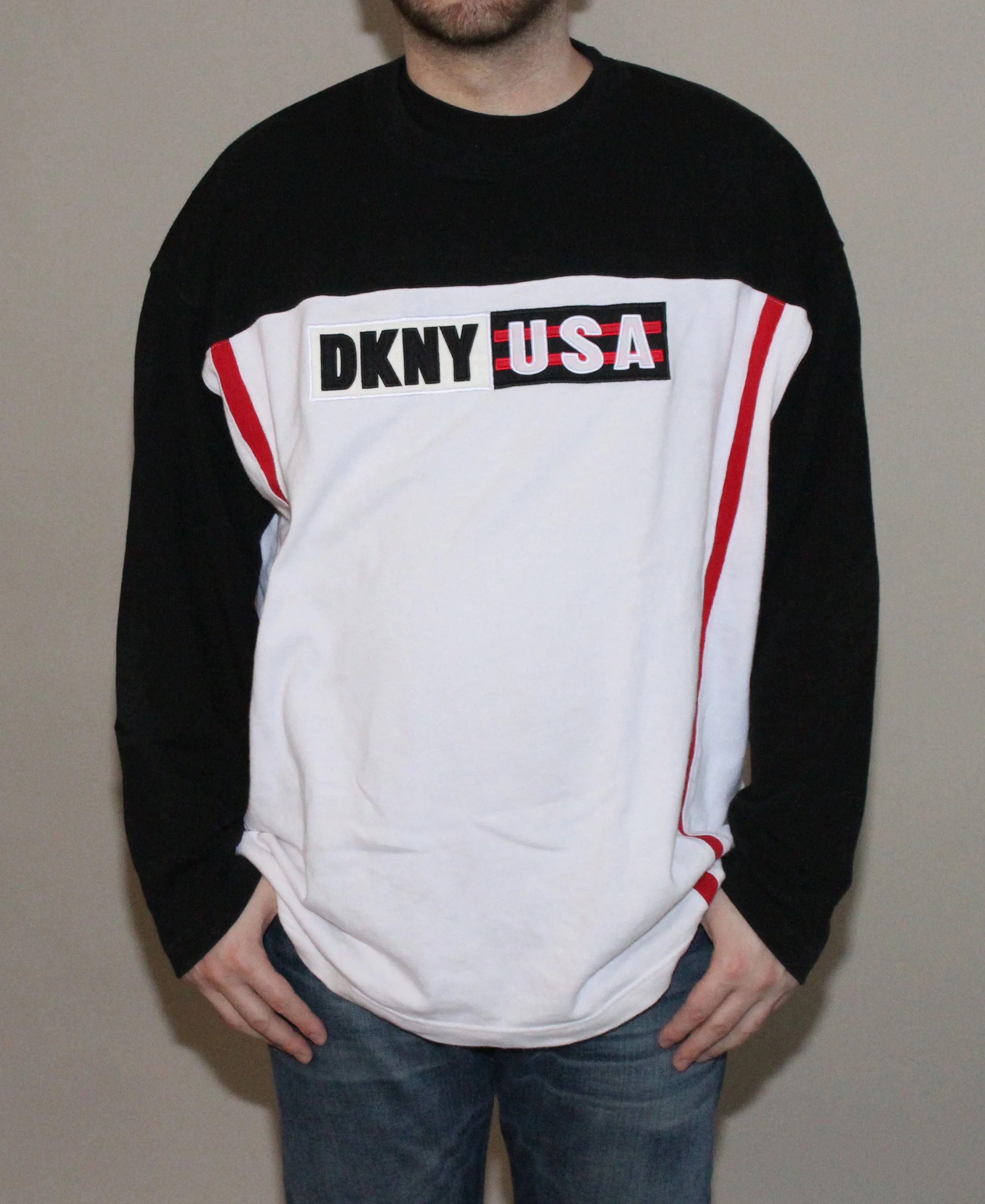 vintage 90s dkny USA sweatshirt .jpg