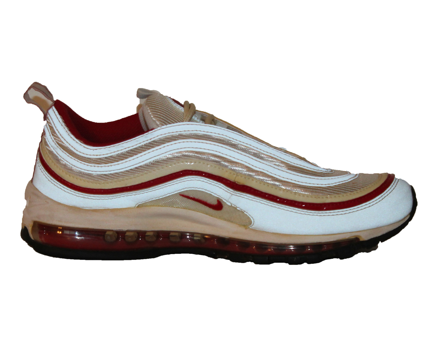 Nike Air Max 97 White / Red / 3M (Size 10.5) — Roots