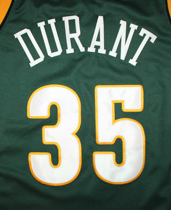 Kevin Durant Seattle SuperSonics Jersey - Hardwood Classics, Adidas, Size S
