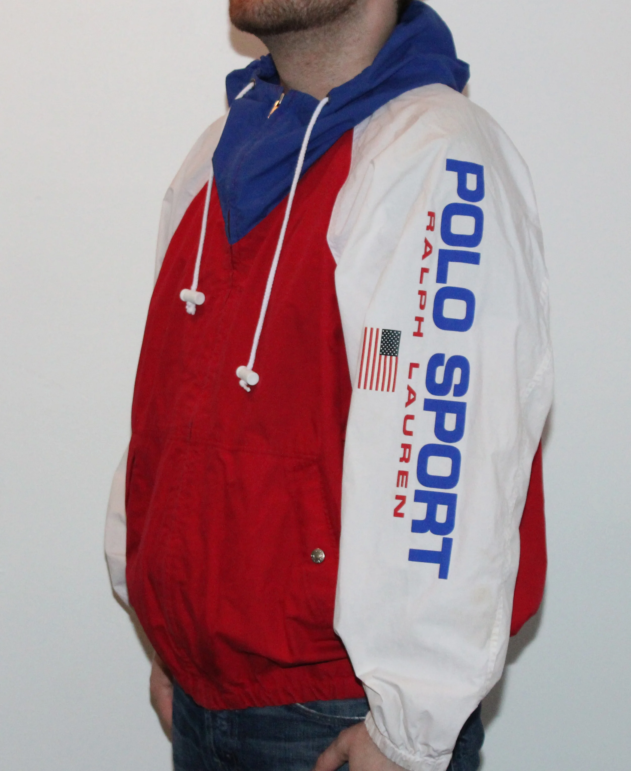 polo sport windbreaker vintage